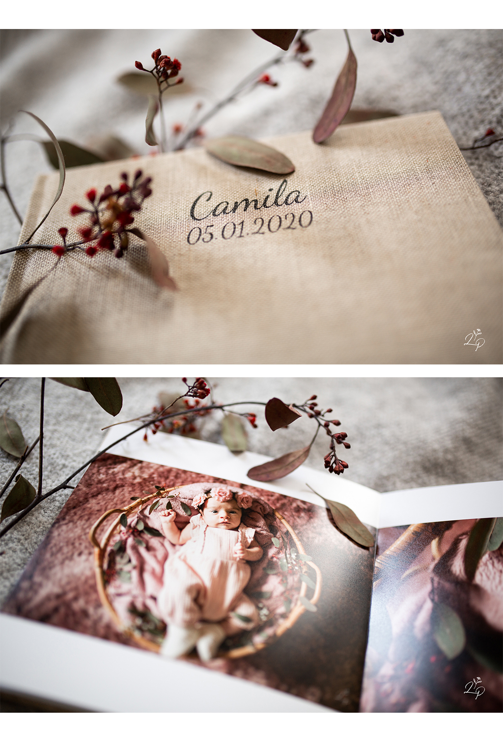 Coffrets en lin pour vos photos souvenirs