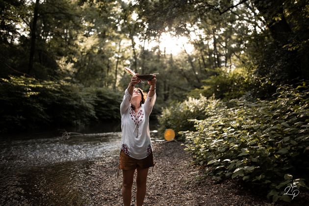 Portrait de femme, rituel