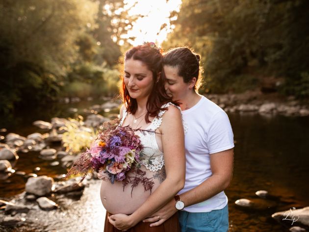 photo Lauriane Pujo -  Couple grossesse 3è trimestre